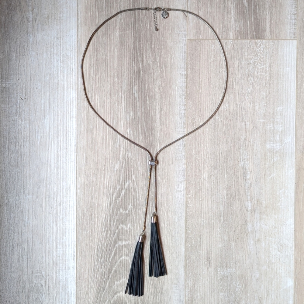 White House Black Market Tassel Necklace